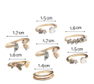 Chic Edge Rings Set (15 Pcs) –  All Style Rings for  Any Occasion